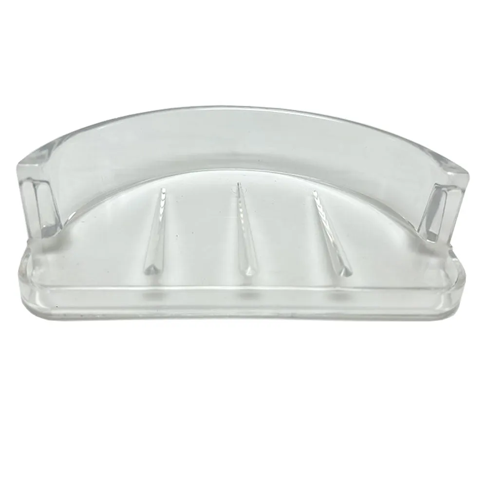 2 Pc Soap Dish Bar Saver Recessed Shower Shelf Holder Tray Bathroom Replacement
