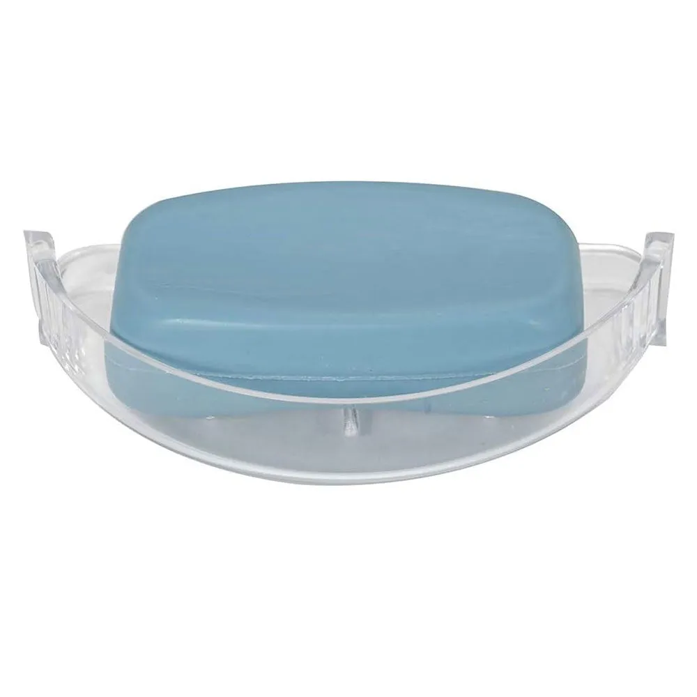 2 Pc Soap Dish Bar Saver Recessed Shower Shelf Holder Tray Bathroom Replacement