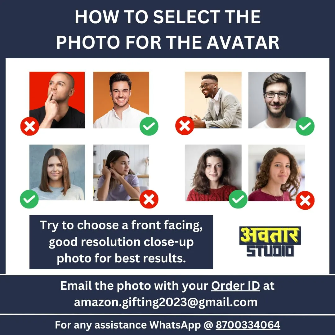 Avatar Studio Personalized Gift for Friends, Sister, Brother, BFF, Girlfriend, Boyfriend Character Caricature Photo Frame Unique Design Customized Gift for Friends & Family