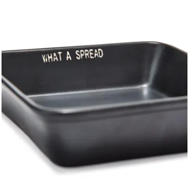 'Dig In' Square Serving Dish and Spreader Set