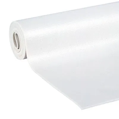 Duck Solid Grip EasyLiner Non Adhesive Shelf Liner with Clorox, 6 pk, 20" x 6' White