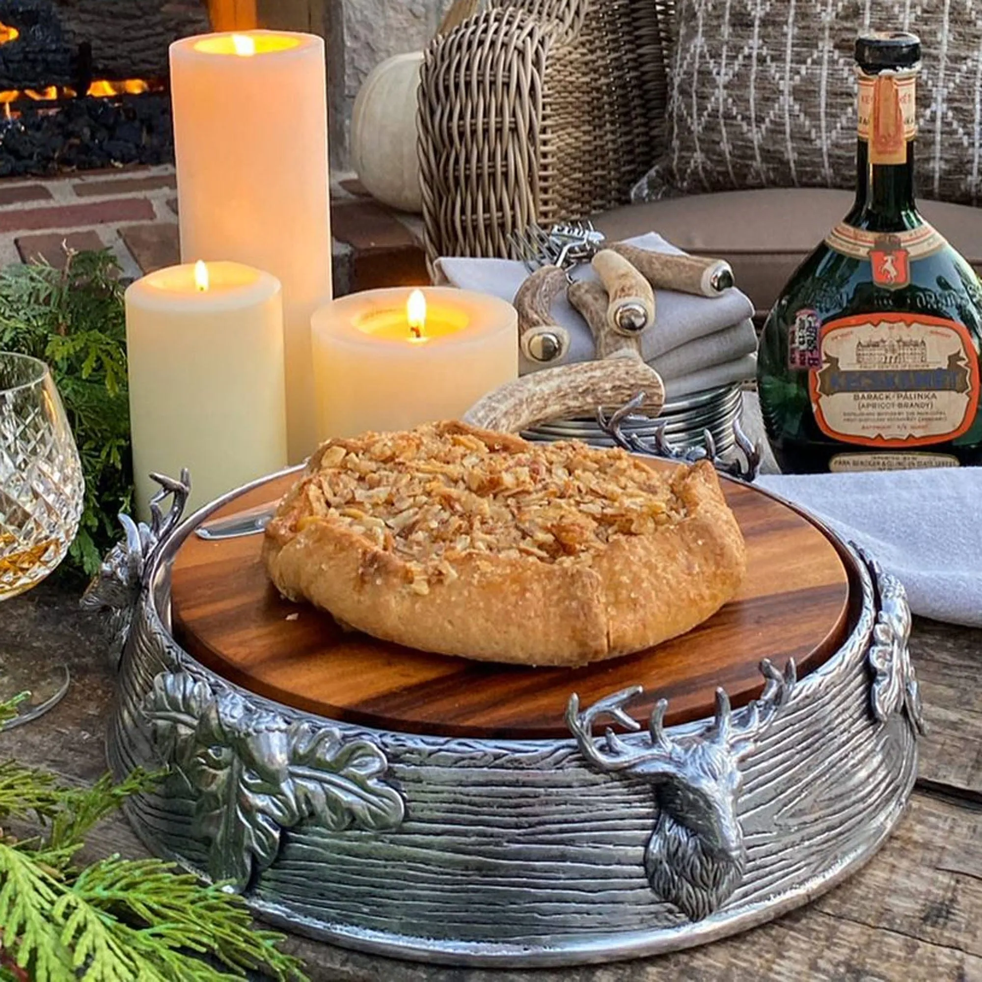 Elk Cheese Pedestal