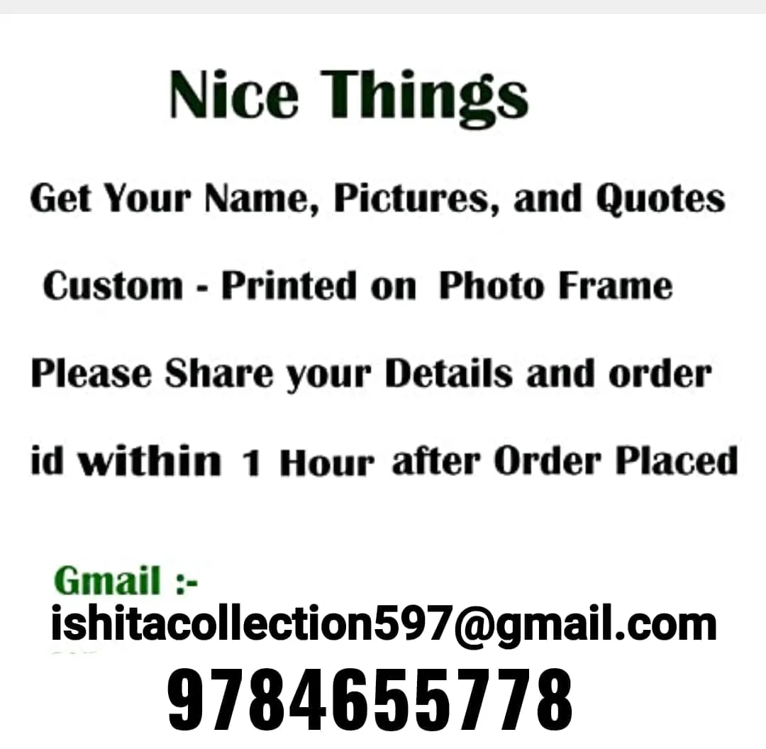 HELGA Wood Photos Customized Frame With Name Collage | Customized Gift For Anniversary, Birthday And Other Functions Frame (15-17 Photos Required) 12 X 18 Inch, Wall Mount, Rectangular
