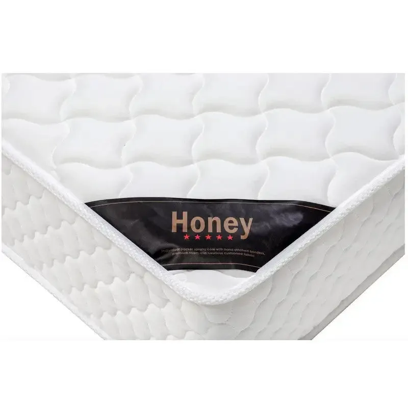 Premium Honey 8s Luxury 1000 Pocket Sprung Mattress - Twin/Double/Queen Size