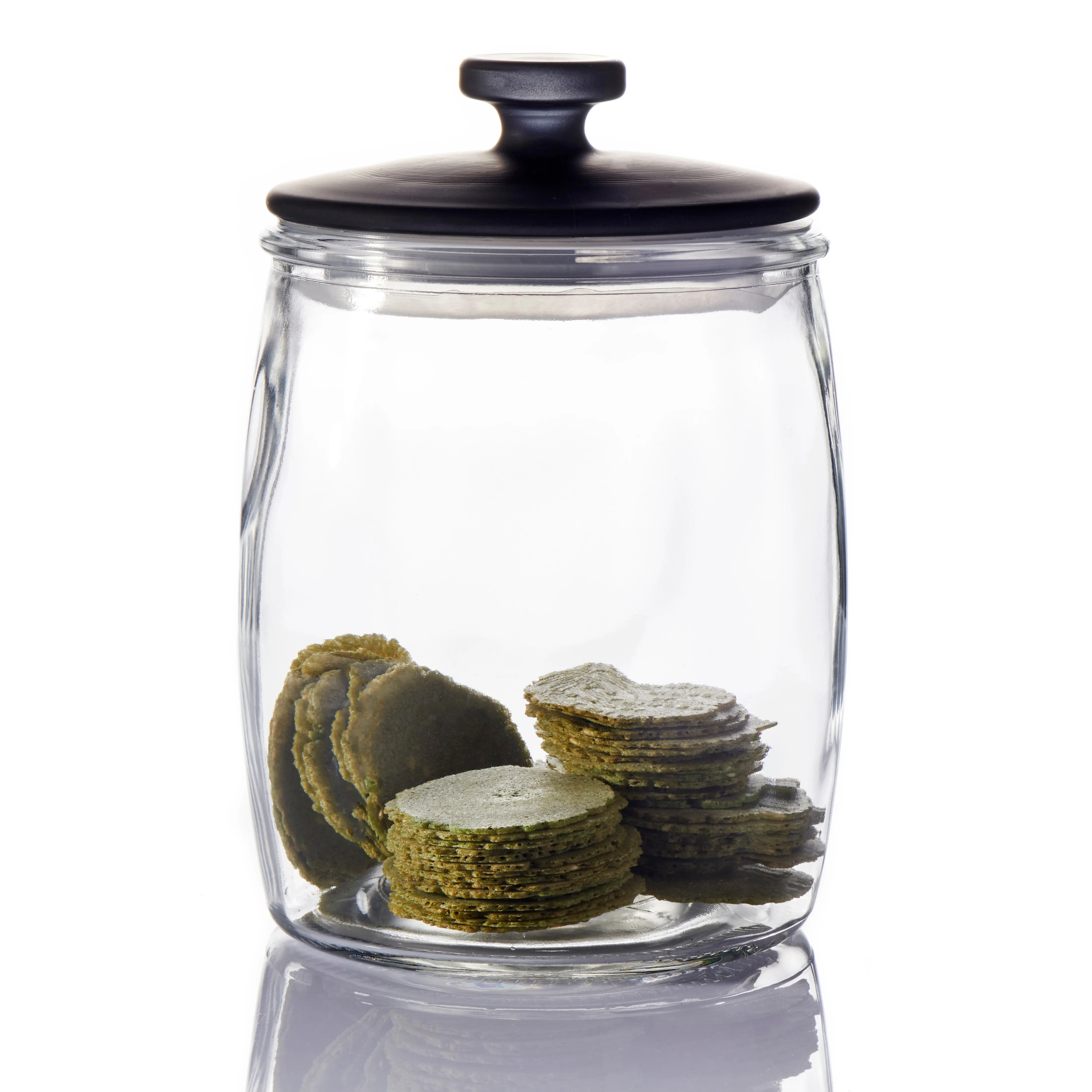 Industry Glass Canisters 14 x 17cm - Set of 3