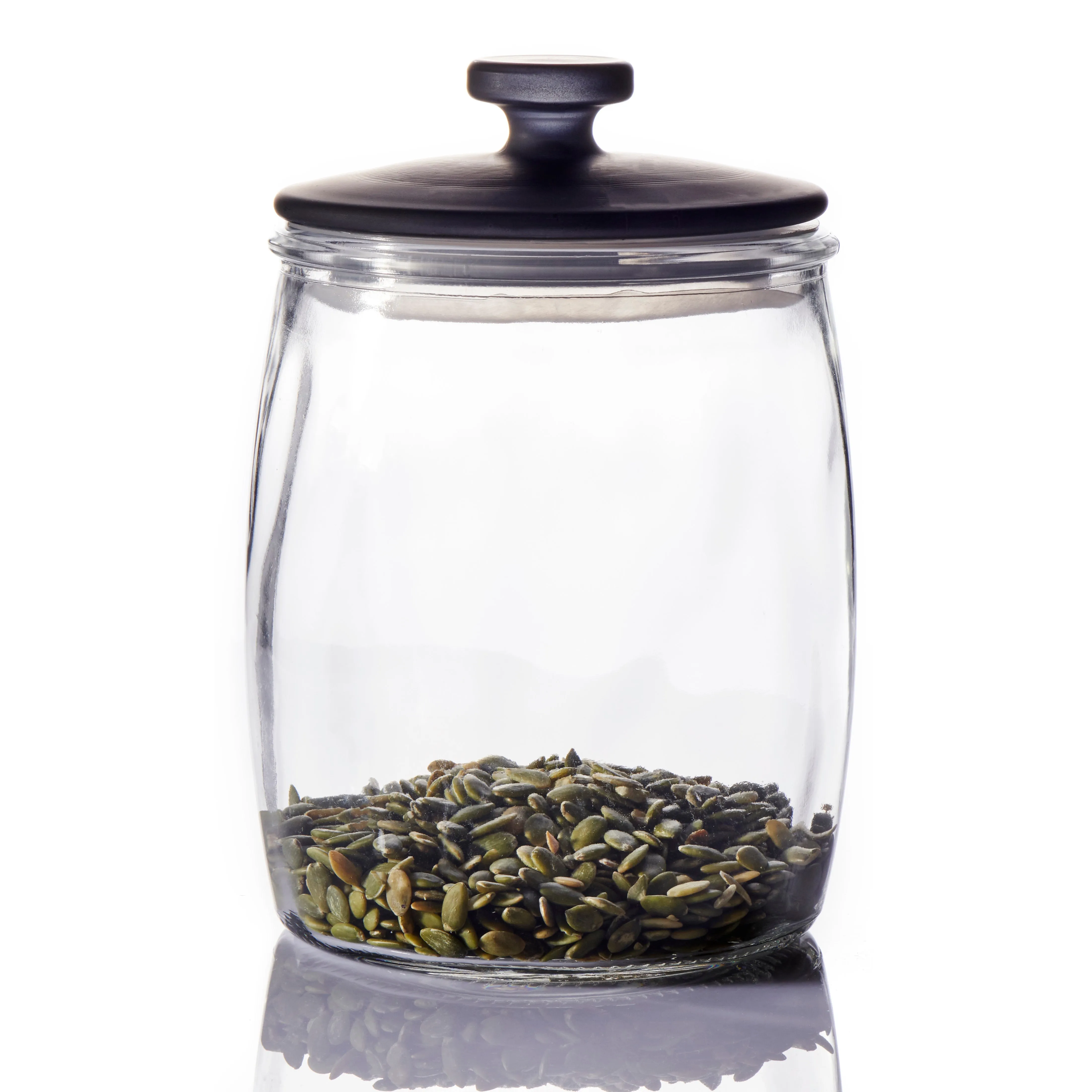 Industry Glass Canisters 14 x 17cm - Set of 3