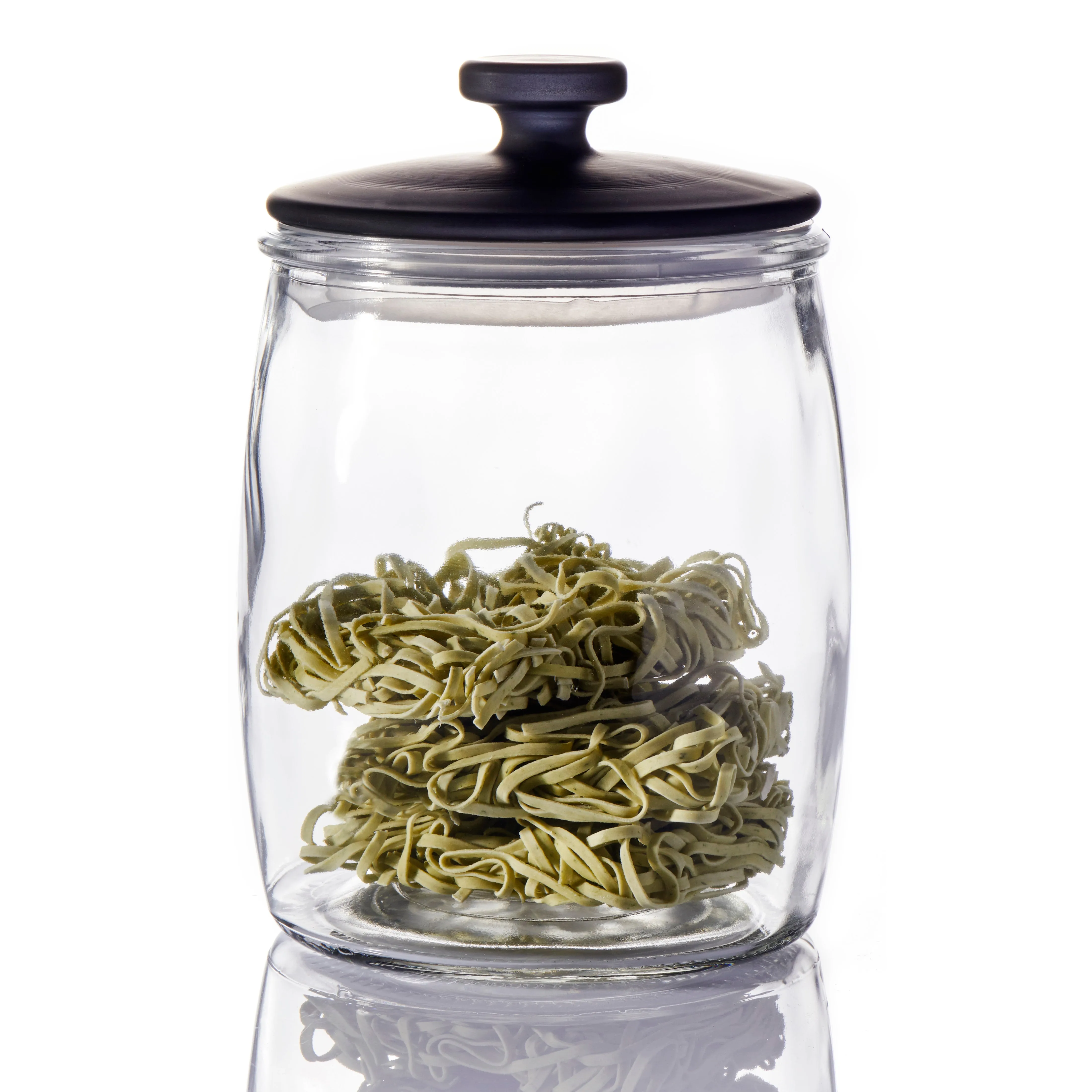 Industry Glass Canisters 14 x 17cm - Set of 3