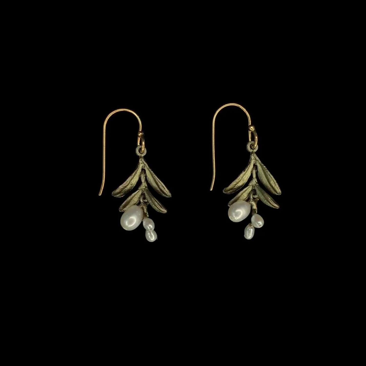 Jasmine Vine Earrings - Dainty Wire