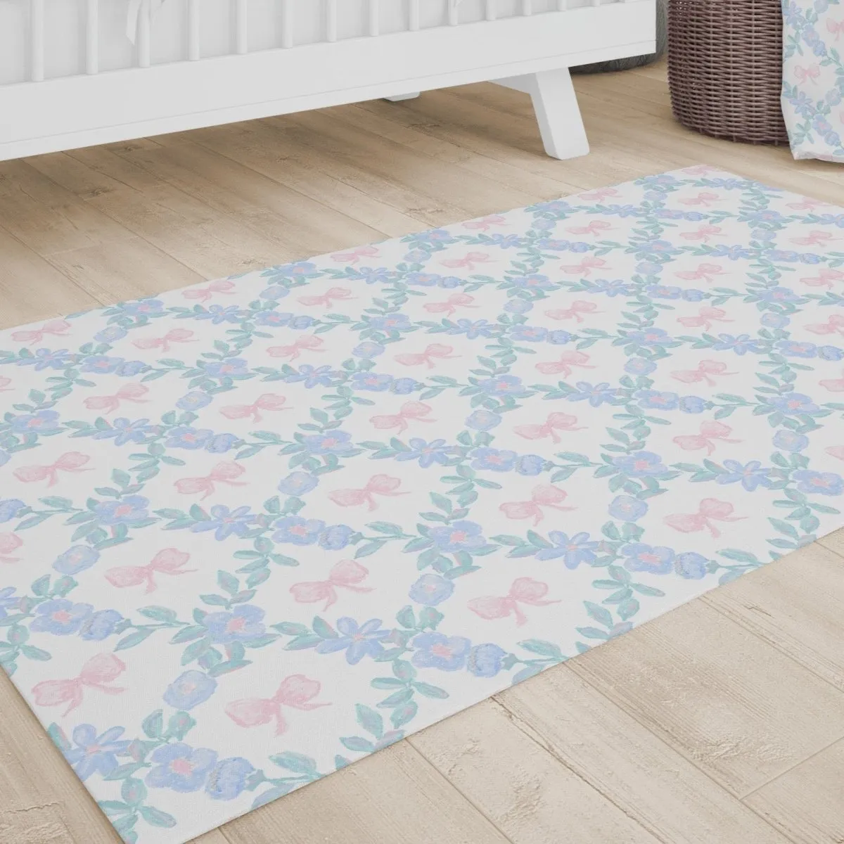 Kids Rug | Floral Bows