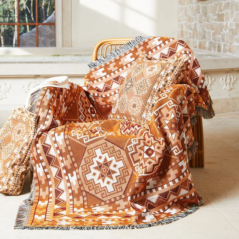 Kocha Bohemian Cotton Picnic Rug Blanket Tapestry