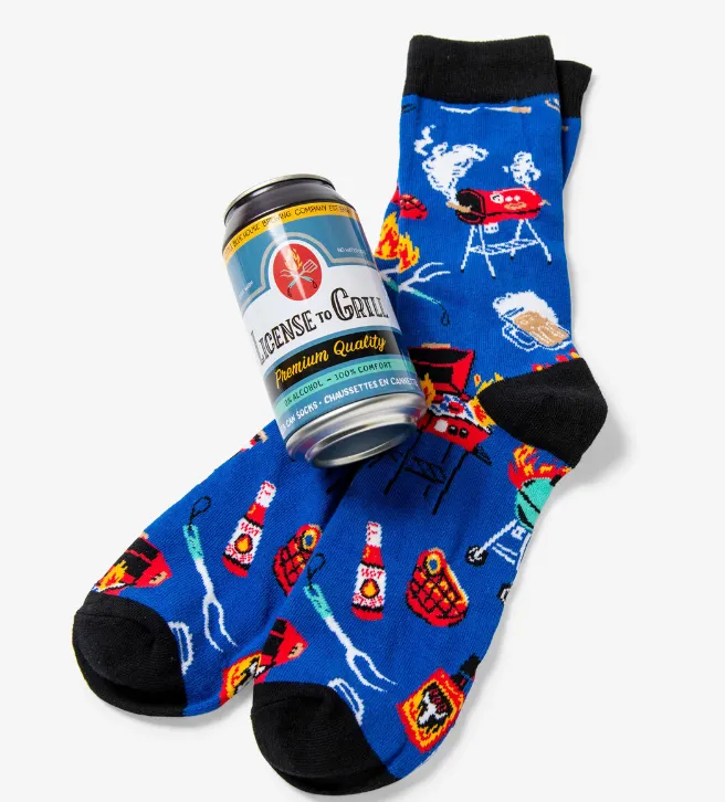 License To Grill Socks