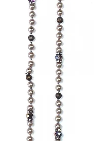 Lost And Found Treasure Chest Collection Extra Long Beaded Pearl With Rhinestone Stations