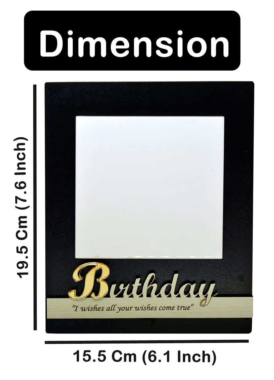 ME & YOU Customize Photo Frame| MDF Birthday Frame with photo Print | Gift for wife, Husband, Sister, Brother, Girlfriend, Boyfriend and Someone Special On Birthday Gift