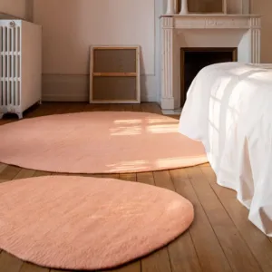 Muskhane Pebble Rug S Blush - 95 x 80 cm