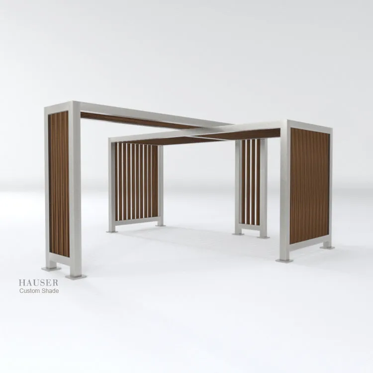 Overlapping Grand Pergola, 23' x 22' x 10.5' H