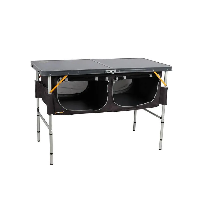 Oztrail Folding Table With Storage
