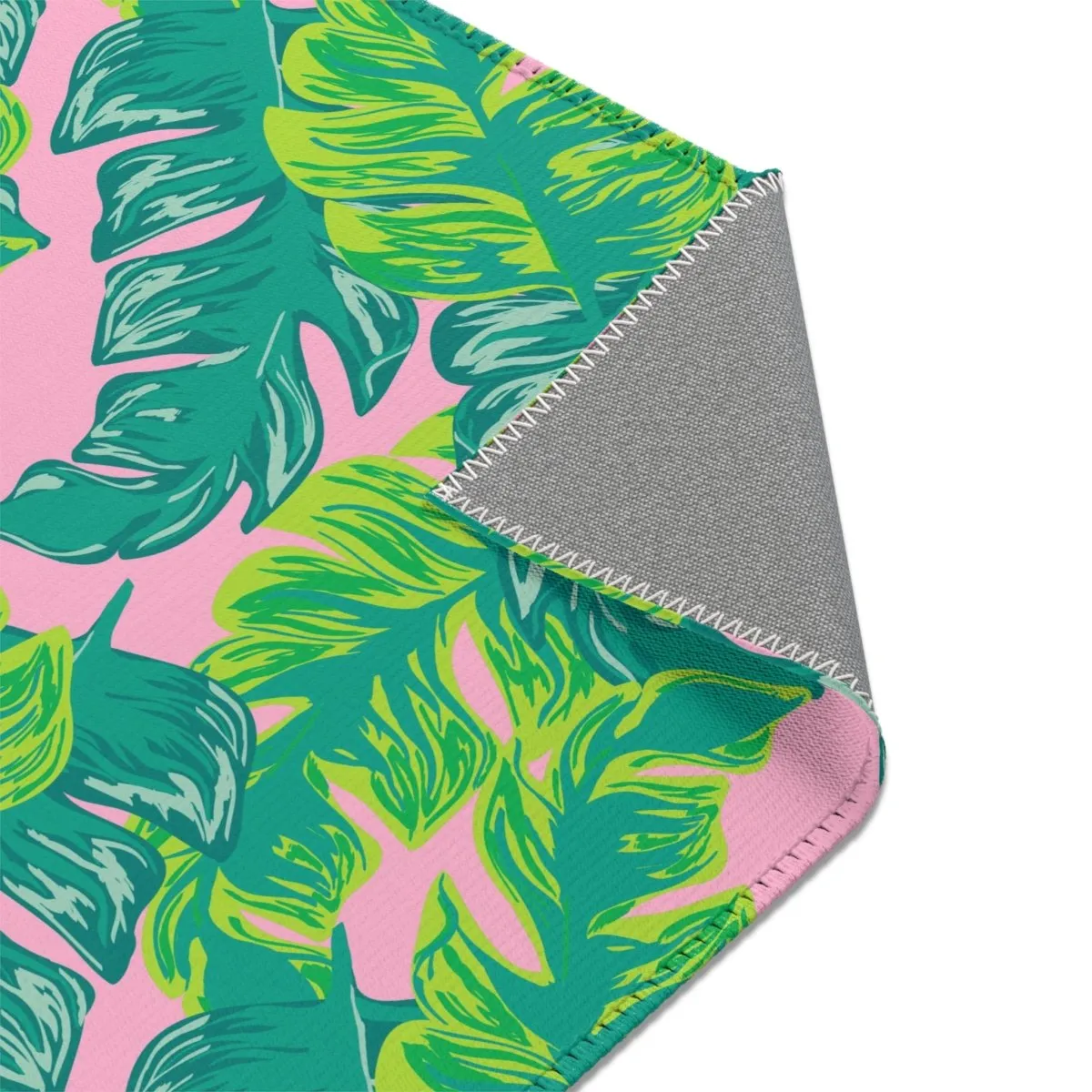 Preppy Summer Palm Nursery Rug