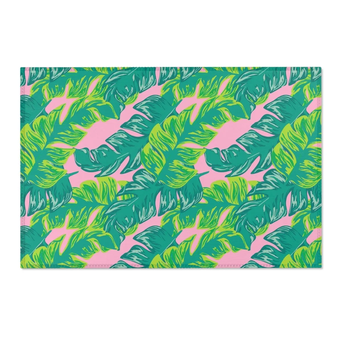 Preppy Summer Palm Nursery Rug