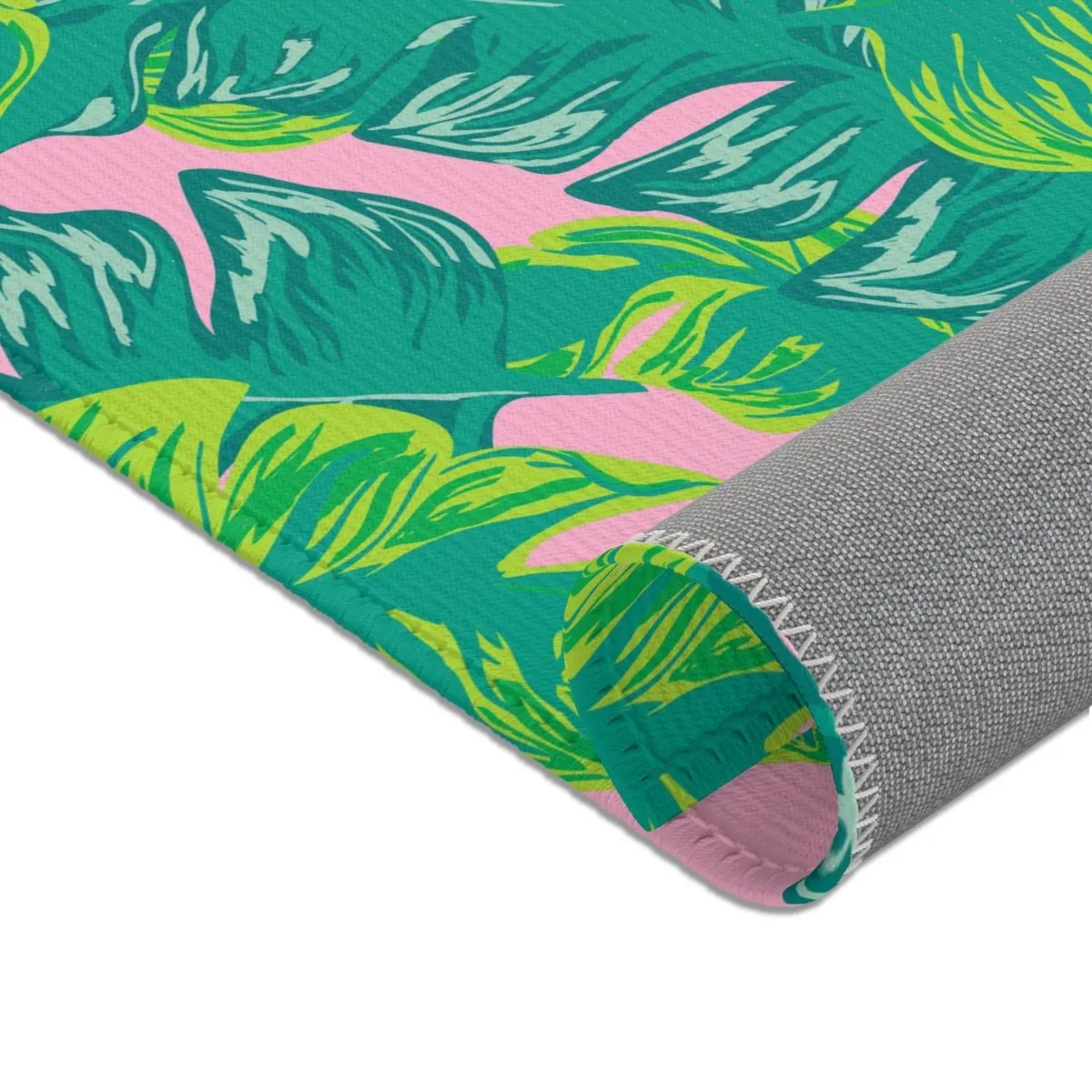 Preppy Summer Palm Nursery Rug