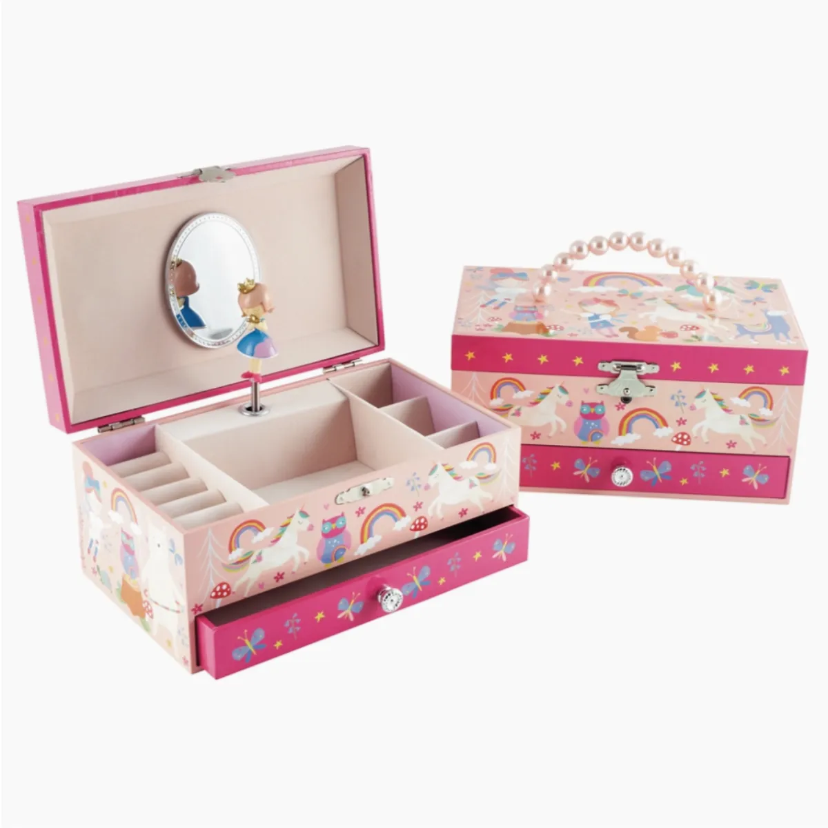 Rainbow Woodland Jewelry Box - Music: Over the Rainbow by Floss & Rock
