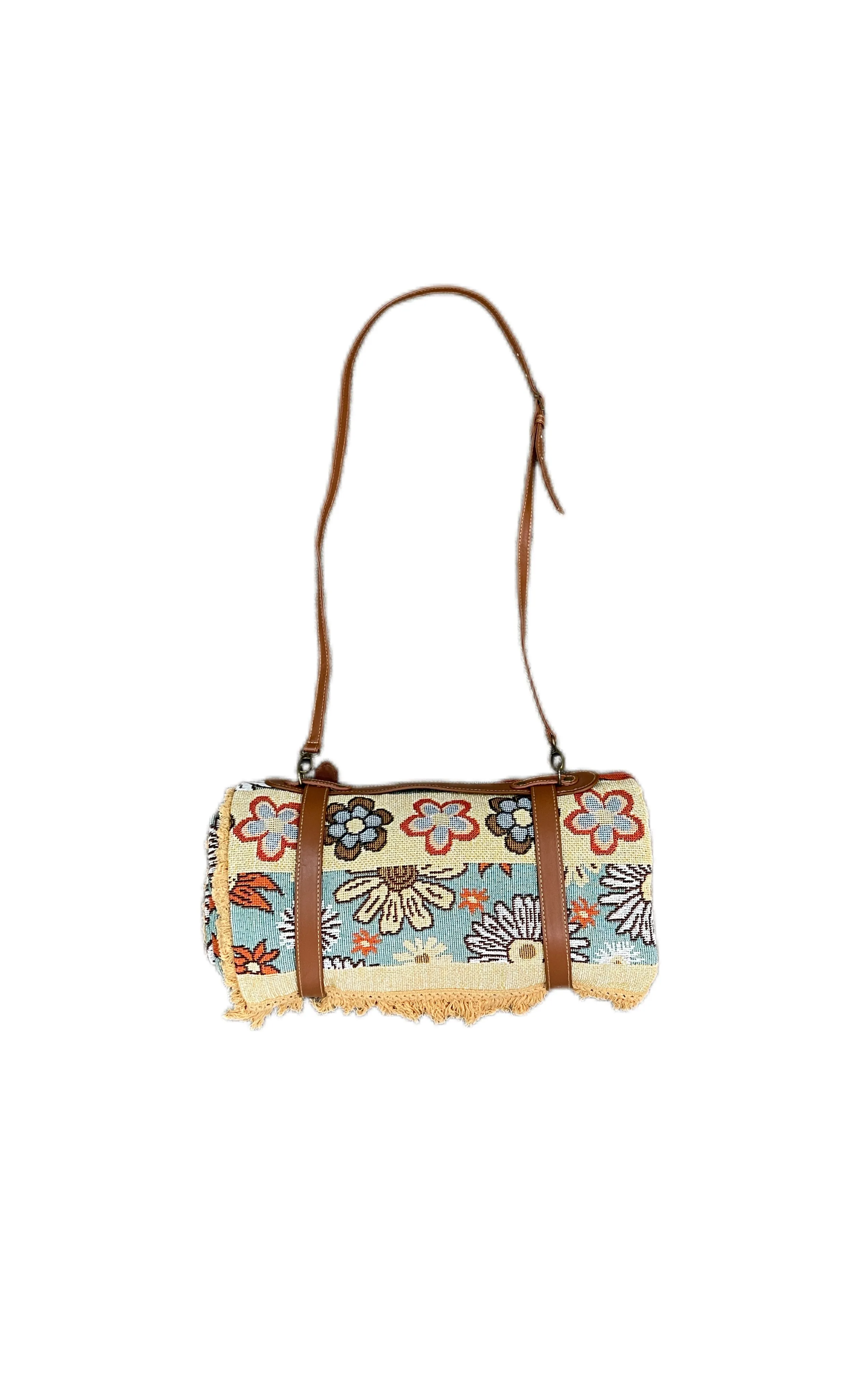 Sandy Shores Cotton Reversible Tapestry Picnic Throw
