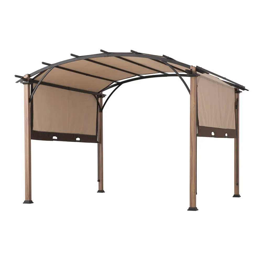 SUNJOY Brown Replacement Canopy For Arch Top Pergola (11X11 Ft) A106000507 Sold At ACE